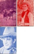 Buddy ROOSEVELT-ARCADE Card LOT-SMOKING GUNS-1920 G - £39.08 GBP