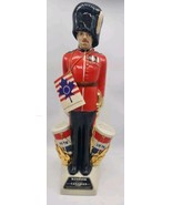 Vtg Candian Whiskey Blend . Empty Bottle . English Soldier Celebrates Us... - €56,44 EUR