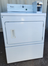WHIRLPOOL COIN OPERATED FRONT LOAD GAS DRYER MODEL CGM2743BQ0 SN:M416032... - $12,917.49 MXN