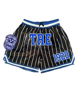 ZETA PHI BETA SORORITY BLUE LINE NUMBER SHORTS TRE CLUB - $65.00