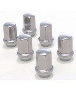 6 GM Chevy Silverado Factory Polished 14x1.5 New Lug Nuts OEM 9596070 - $394.84 MXN