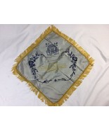 Sweetheart Pillow Cover US Coast Guard Yellow Fringe - $471.03 MXN