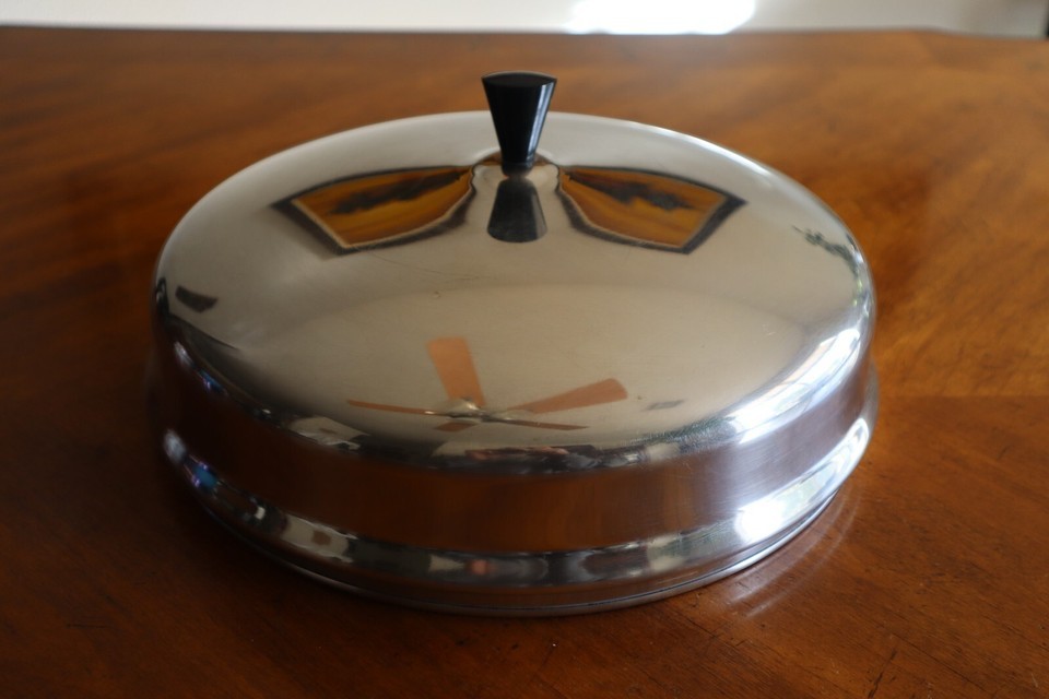Farberware Stainless High Dome Lid Replacement For Fry Pan Skillet 12&quot; 3... - $12.35
