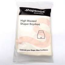 NEW Shapermint Essentials Plus Size 3X High Waisted Shaper Boyshort Beige  - £19.36 GBP