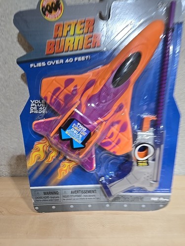 POOF After Burner Airplane Launcher  Gun Foam Glider Plane Slinky Jet Se... - $21.43