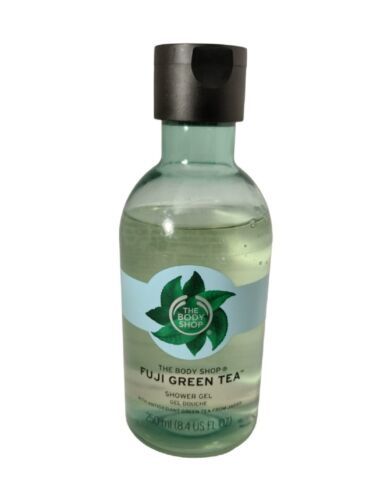 New The Body Shop Body Wash Shower Gel Fuji Green Tea 8.4oz Full Size Bottle - $36.59