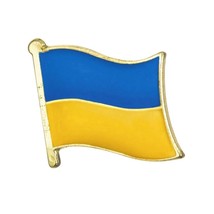 Ukraine Flag Pin 0.5&quot; Ukrainian National Pride Lapel Tie Hat Badge Pinback New - £5.46 GBP