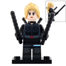Black Widow (Yelena Belova) Marvel Superheroes Lego Compatible Minifigure Bricks - £2.40 GBP