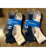 Columbia 12 Pair Men&#39;s Athletic Quarter Cut Socks Multicolor Men Size 6-12 - $635.22 MXN