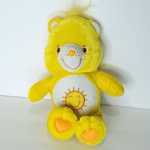 Care Bears Nanco Funshine Bear Plush Stuffed Animal Yellow Sunshine Bell... - $17.81