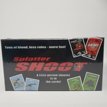 New Splatter Shoot Card Board Game - A First Person Shooter is in The Ca... - $11.87