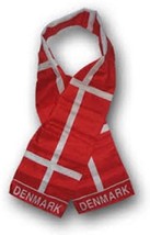 K&#39;s Novelties Set of 6 Denmark Country Lightweight Flag Printed Knitted Style Sc - £30.87 GBP