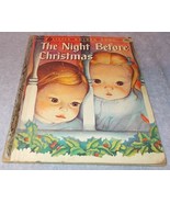  Little Golden Book The Night Before Christmas C Moore 1955 A Print E Wi... - $54.61 CAD