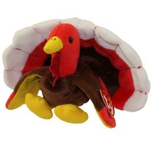 Gobbles The Turkey Ty Beanie Baby Retired MWMT Collectible 5.5 Inch Tall - £17.26 GBP
