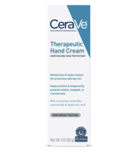 CeraVe Therapeutic Hand Cream for Dry Cracked Hands, Fragrance Free 3.0oz - £26.14 GBP