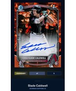 Topps Bunt DIGITAL Bowman Sapphire Slade Caldwell Orange Prospect Signat... - $67.39 CAD