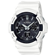 CASIO Regardez la montre blanche G-SHOCK Radio Solar GAW-100B-7AJF Nouveau - $165.15