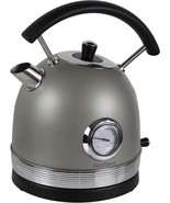 West Bend Retro Style Gray Electric Tea Kettle 1.7 Liter 1500W Auto Shut... - $678.93 MXN