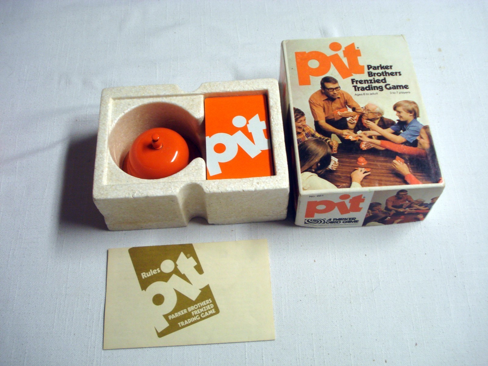 Complete Pit Parker Brothers Frenzied Trading Game #661  1973 - $9.99