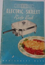 Vintage Wards Best Quality Electric Skillet Manual &amp; Recipe Book 1954 - £3.92 GBP