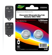 KEY FOB REMOTE Batteries (2) for 1993-1996 CHEVY SILVERADO REPLACEMENT F... - £3.85 GBP