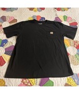 Carhartt Shirt Mens XL Loose Fit Pocket Short Sleeve Back Logo Workwear - $15.00