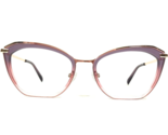OGI Eyeglasses Frames PIECE OF PIE/196 Clear Pink Purple Fade Cat Eye 53... - $121.70