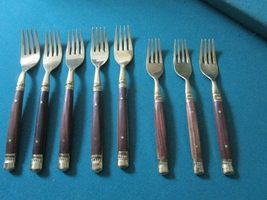 Thailand Flatware Brass and Compatible with Wooden Handle Brown and Gree... - £81.07 GBP