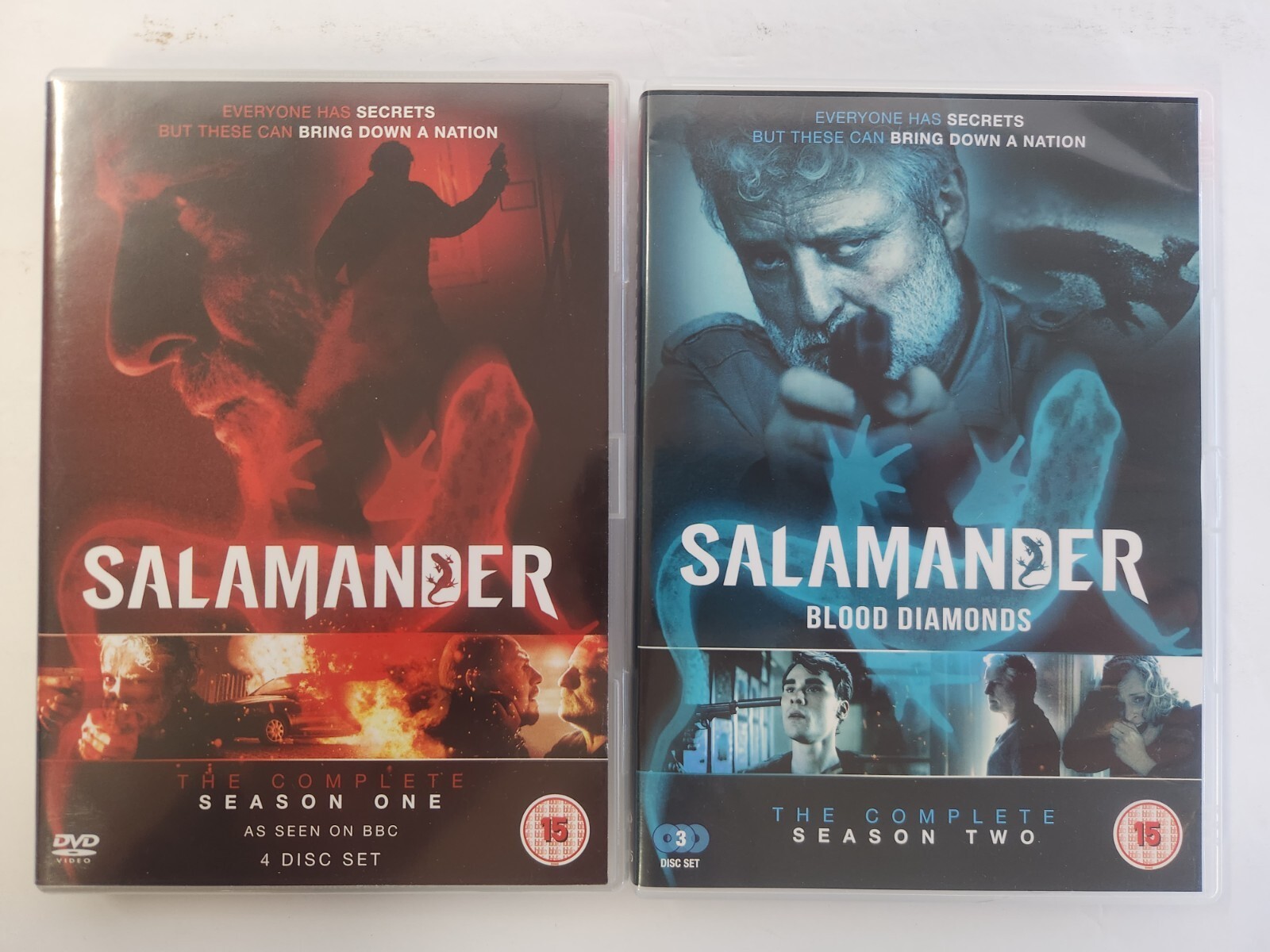 SALAMANDER THE COMPLETE SERIES DVD SEASONS 1 &amp; 2 BLOOD DIAMOND REGION 2 ... - $23.81