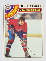 1978 Serge Savard Topps 2ND Team All Star Nhl Hockey Card # 190 Canadiens Retro - £3.11 GBP