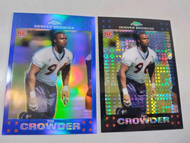 2007 Topps Chrome Tim Crowder Rookie Card #TC239 Xfractor &amp; Blue (Refractors) RC - £4.72 GBP