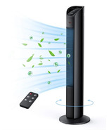 Techvilla 36&quot; Portable Quiet Oscillating Tower Fan with Remote 3-Speed i... - $107.16 CAD