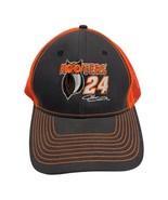 HOOTERS Truckers Hat Adjustable preowned black and orange Cap Owl Bird - $376.22 MXN