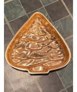 11" Copper Tree Shaped Cake Pan *Pre-Owned/Nice* ooo1 - $15.99