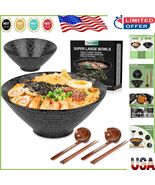 Authentic Japanese Ceramic Ramen Bowl Set of 2 - 60oz Capacity for Soup ... - $1,329.16 MXN