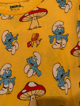 NWOT - The Smurfs Character Images Adult Size L Yellow Short Sleeve Tee - £14.11 GBP