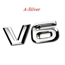 1Pcs 3D   Decoration Decal  Self Adhesive V6 V8 V12Truck   Emblem Sticker for Un - £58.51 GBP