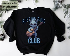 Russian Blue Club Sweatshirt, Cat Lovers gift, Russian Blue Cat Design, ... - £35.24 GBP