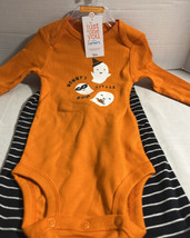 NWT Carter&#39;s Just One You Mommy&#39;s little Boo Halloween  2 Piece Size 12m - £6.30 GBP