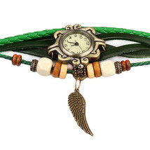 [Pack of 2] New! Beautiful Bohemian Style Retro Handmade Leather Angel Wing W... - £26.23 GBP