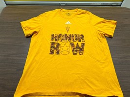 Arizona State Sun Devils “Honor Row” Men’s Yellow T-Shirt - Adidas - XL - ASU - £10.44 GBP