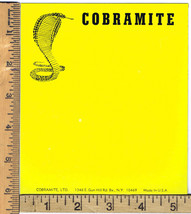 1pc 1960&#39;s Cobra Cobramite Bronx Ny 1:64 Slot Car Original Header Cards Odd Rare - £2.35 GBP