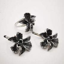 Artwork, Women's Set, Earrings, Ring, 925 Sterling Silver,Jewelry - $150.00