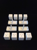 White Cube Salt/Pepper shakers - Delta Airlines First Class meal service image 10
