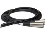 Hosa CYX-402M 3.5 mm TRS to Dual XLR3M Stereo Breakout Cable, 2 Meters - $21.95
