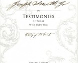 Joseph Smith Jr. Testimonies of Those Who Knew Him Glenn Rawson and Denn... - £31.44 GBP