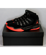 NEW Men&#39;s NIKE AIR JORDAN MAX AURA High Top Shoe BLACK / INFRARED 23 SNE... - $138.59