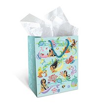 Hawaiian Island Hula Honey Mermaid Heavy Paper Gift Bag - £8.72 GBP