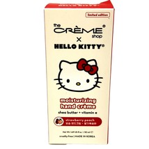 The Creme Shop HELLO KITTY Hand Cream Moisturizing Strawberry Peach Shea Butter - £9.13 GBP