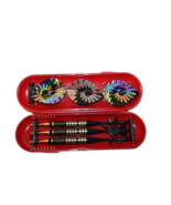 Vintage 80s/90s Uincorn Dart Set with Case Set of 3 Darts - $14.84